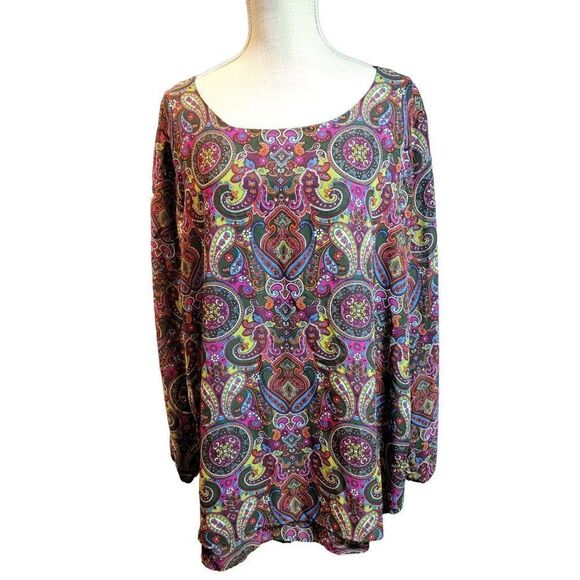 Zac & Rachel Tops - Zac & Rachel Blouse, Plus Size 3X